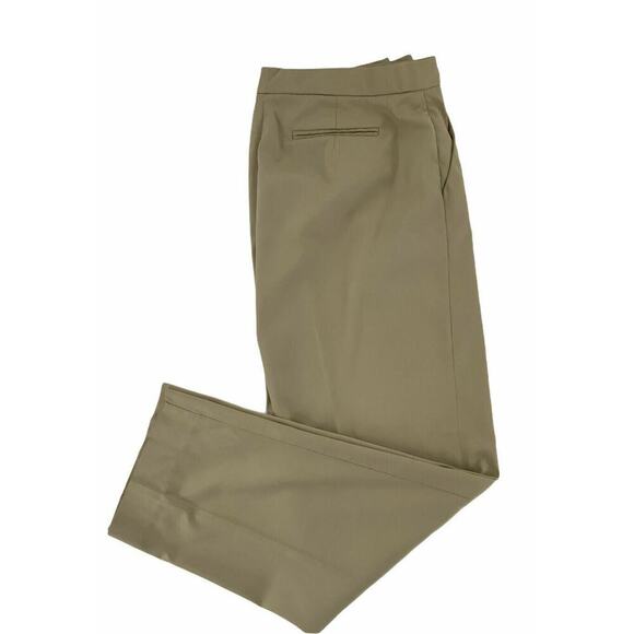 Talbots Pants Women's Size 10 Khaki Brown Stretch Pockets Casual Career Trouser - Picture 1 of 7